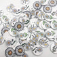 50/100 pieces mixed style wooden buttons suitable for sewing scrapbooking decoration 20mm W477