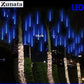 50cm 30cm 20cm wasserdicht Meteor Shower Regen Röhren LED Licht Lampe 240V EU Stecker Weihnachtslicht Hochzeit Garten Dekoration Xmas