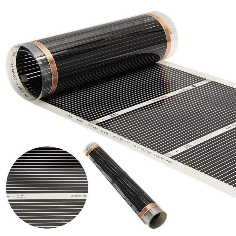 50cm*4m Elektrische Heizfolie Infrarot Fußbodenfolie Heizmatte 220V 220W Fußbodenheizsysteme & Teile Wohnzimmer Wärmematte