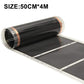 50cm*4m Elektrische Heizfolie Infrarot Fußbodenfolie Heizmatte 220V 220W Fußbodenheizsysteme & Teile Wohnzimmer Wärmematte