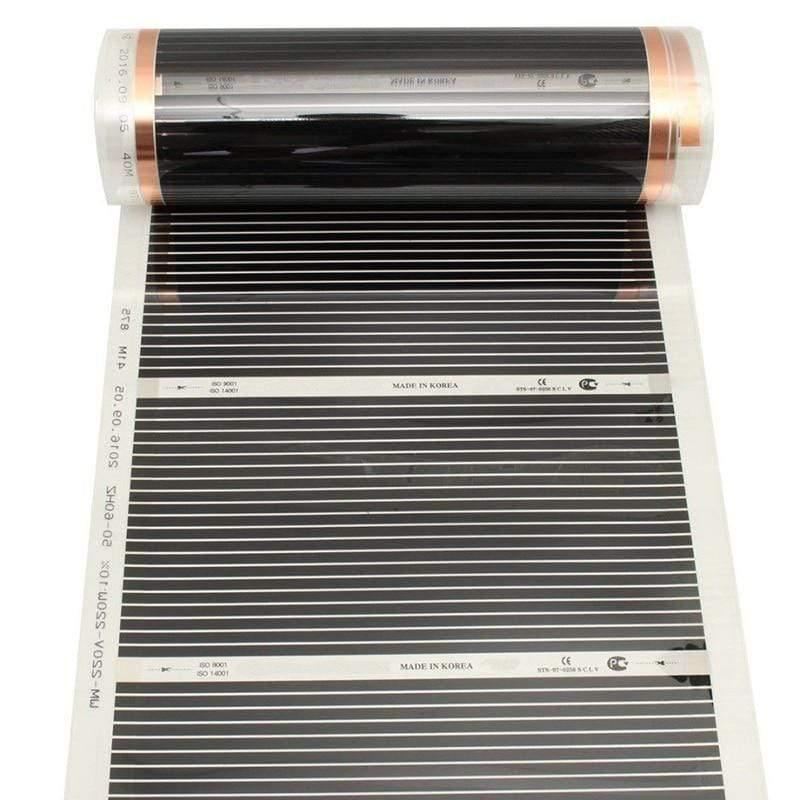 50cm*4m Elektrische Heizfolie Infrarot Fußbodenfolie Heizmatte 220V 220W Fußbodenheizsysteme & Teile Wohnzimmer Wärmematte