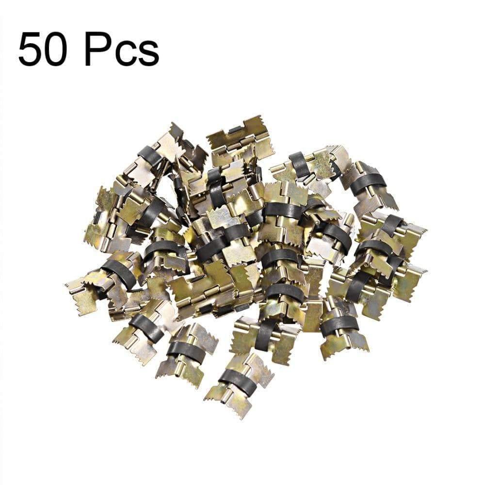 50 Stück 20/30/29mm Länge federbelastete Scharniere für Brillenetui Schmuck Holzkiste, Schranktüren, mit Federstahl