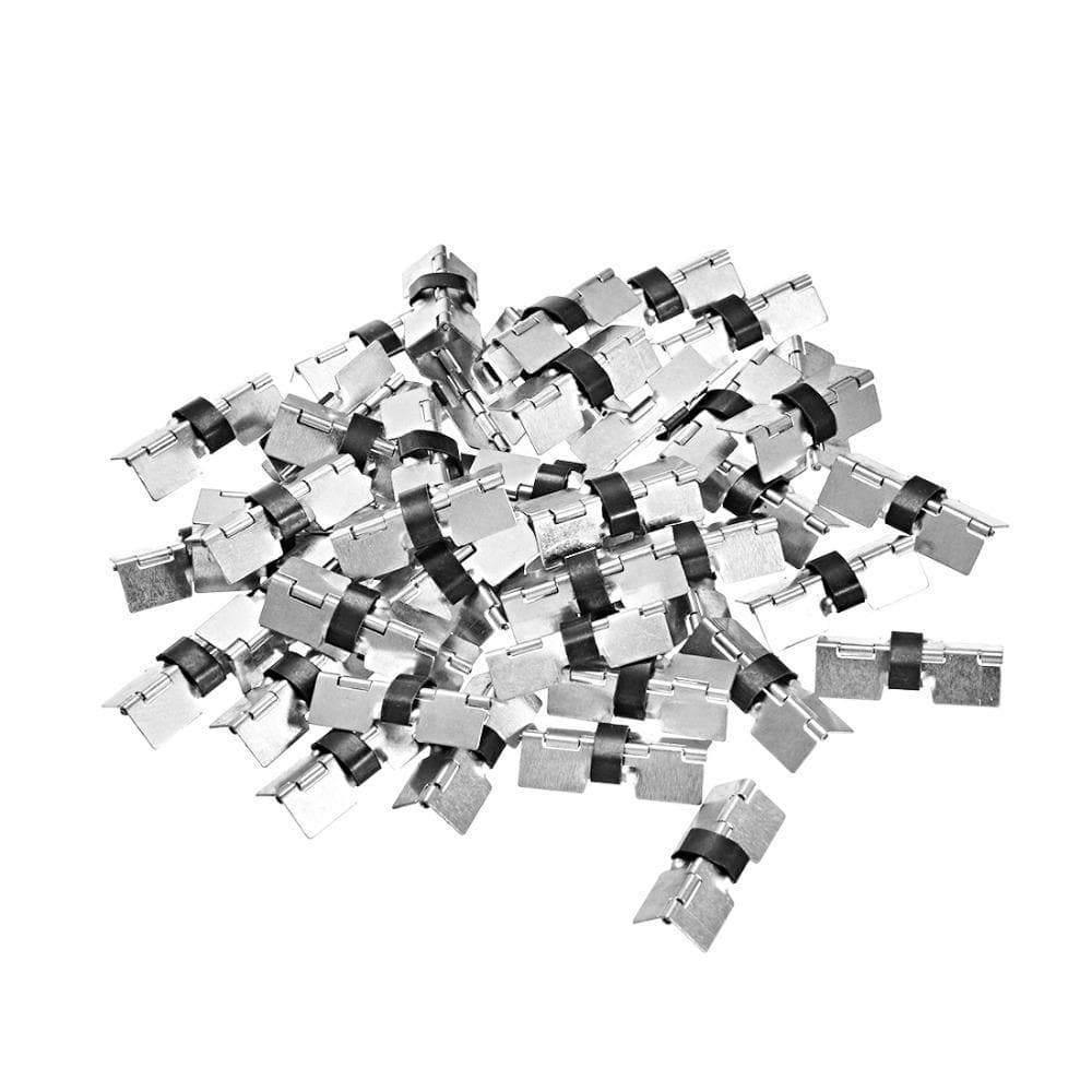 50 Stück 20/30/29mm Länge federbelastete Scharniere für Brillenetui Schmuck Holzkiste, Schranktüren, mit Federstahl