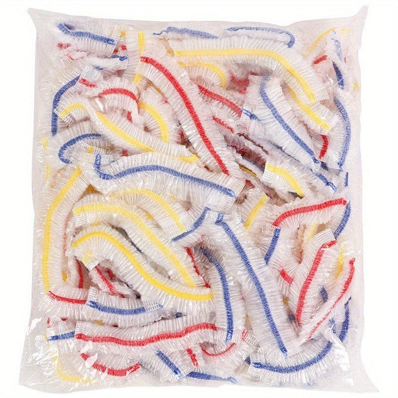 50/100/Stücke, Schutzhüllen, Wiederverwendbare Elastische Schutzhüllen für Lebensmittel, Dehnbare Lebensmittelabdeckung, Geeignet für Verschiedene Größen von Schüsseln und Tellern