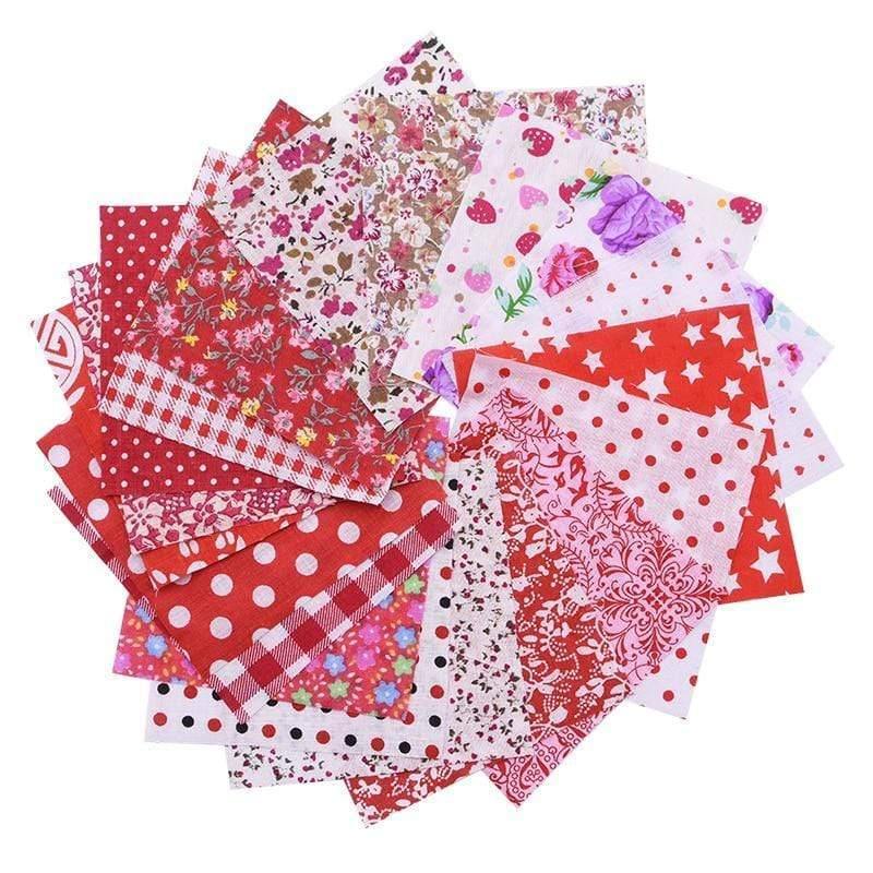 50 pieces squares 10*10cm colorful patchwork cotton fabrics quilt material DIY home quarter handicrafts sewing fabric
