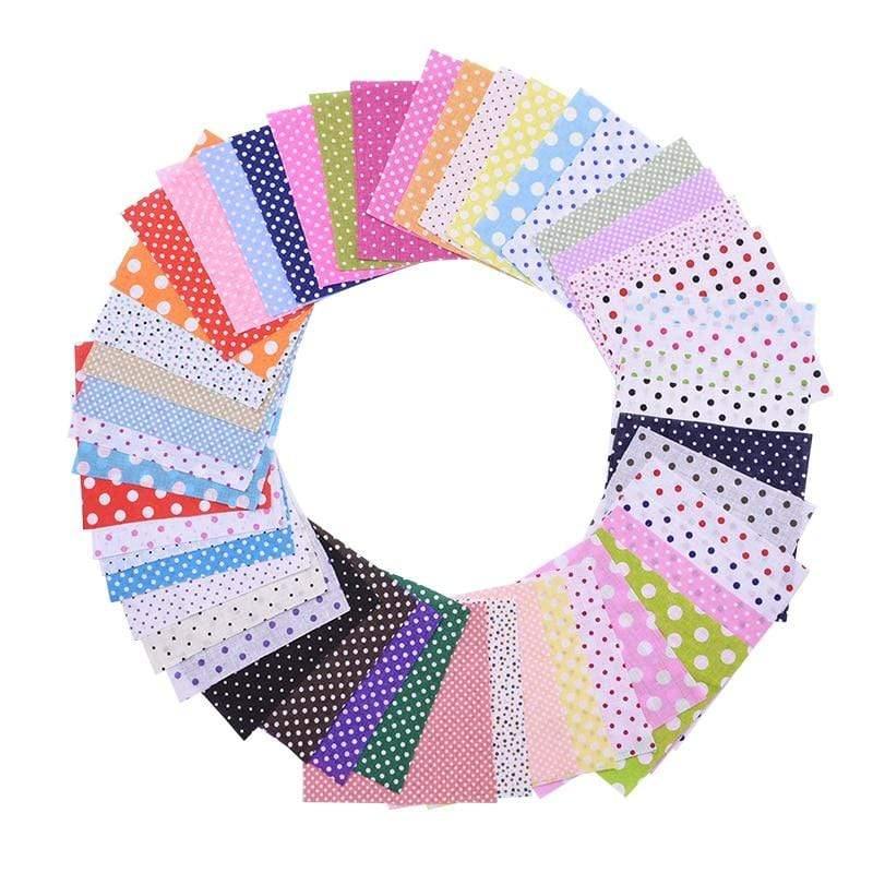 50 pieces squares 10*10cm colorful patchwork cotton fabrics quilt material DIY home quarter handicrafts sewing fabric