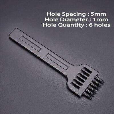Beef hole punch row claws sewing cutter tool hand sewing hole leathercraft tools spacing cutting 4mm 5mm 6mm 2/4/6 holes
