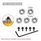 Durable steel bearing accessory kit fits for router bits heads and shank top mounted 1/2, 3/8, 3/4 bearing &amp; retaining ring