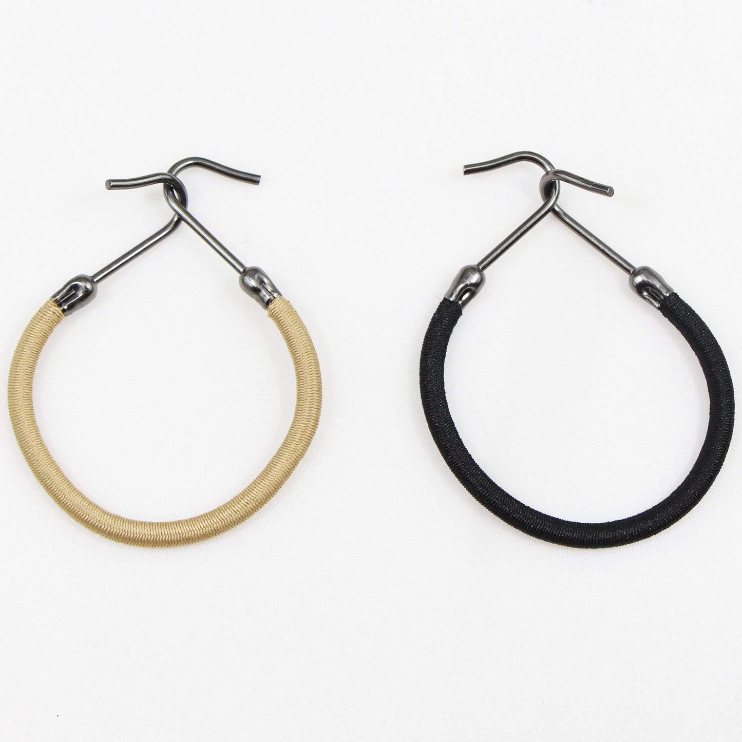 5 pieces ponytail elastic bands with hooks for women girls hair ties hair accessories styling tools holders bungee bands