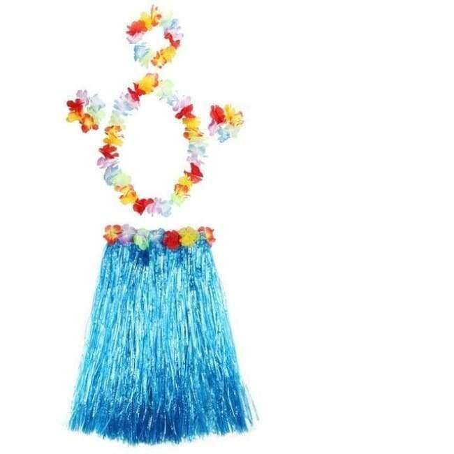 5PCS/Set Plastikfasern Frauen Grasröcke Hula-Rock Hawaiian Kostüme 30CM/40CM/60CM Damen Ankleiden Festliche & Partybedarf