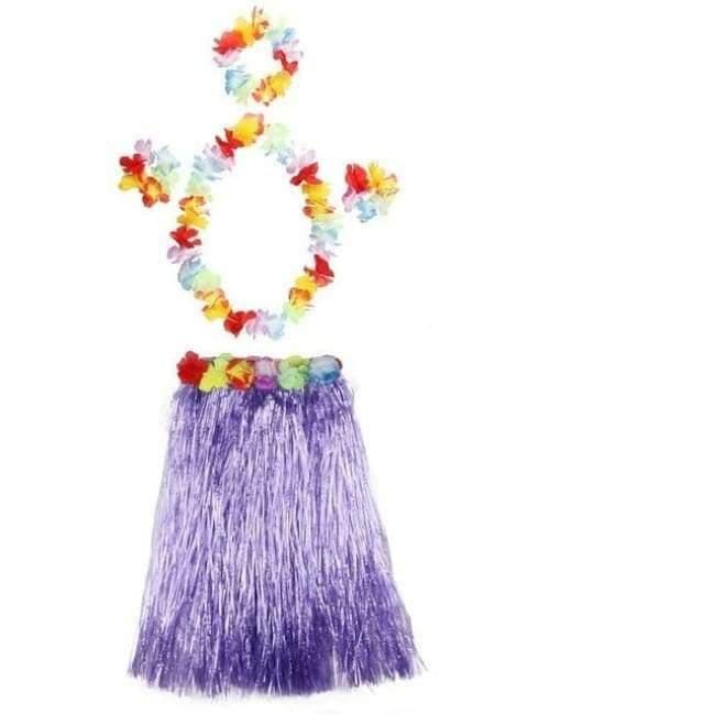 5PCS/Set Plastikfasern Frauen Grasröcke Hula-Rock Hawaiian Kostüme 30CM/40CM/60CM Damen Ankleiden Festliche & Partybedarf
