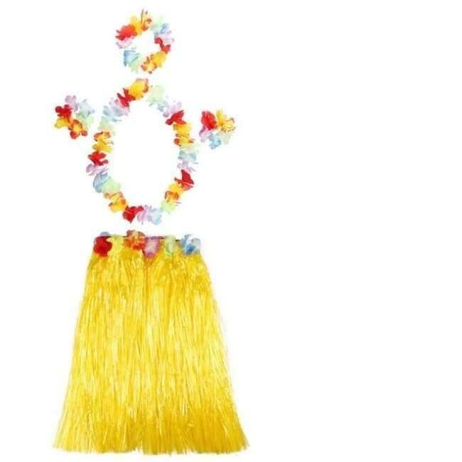 5PCS/Set Plastikfasern Frauen Grasröcke Hula-Rock Hawaiian Kostüme 30CM/40CM/60CM Damen Ankleiden Festliche & Partybedarf