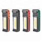 Tragbare LED-Arbeitslampe 400 Lumen COB Taschenlampe, Magnetbasis & Aufhängehaken, USB wiederaufladbar für Auto-Reparaturen, Notfälle