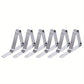 6/12/18/24/30pcs Tischdeckenclips, Heavy Duty Picknicktischclips, Edelstahl Tischdeckenhalterungsclips, Tischdeckenhalter Ideal für Restaurant-Picknicks, Festzelte, Hochzeiten, Abschlussfeiern