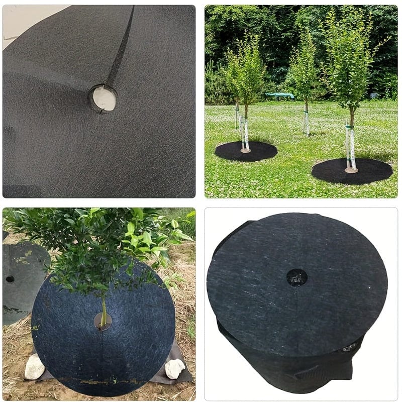 6 Packs, Unkrauthemmende Landschaftsfolie, Garten-Unkrautmatte, Grasabdeckung, Gartenrasen-Pflanze Unkrauthemmendes Tuch, Kann verwendet werden, um das Unkrautwachstum zu verhindern