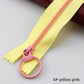 10 pieces Meetee 15-40 cm 3# closed ends resin zipper pull ring zipper slider head for sewing bags wallet purse fabric accessories crafts