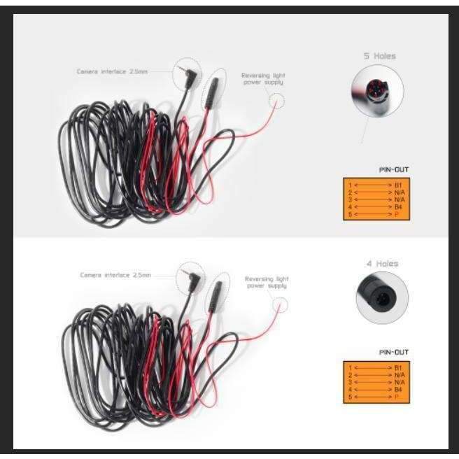 6M/10M Meter 4PIN/5PIN Auto RCA AUTO Rückwärts Rückansicht Parkkamera Video Verlängerungskabel 2,5mm Klinke