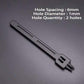 Beef hole punch row claws sewing cutter tool hand sewing hole leathercraft tools spacing cutting 4mm 5mm 6mm 2/4/6 holes