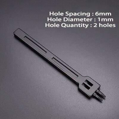 Beef hole punch row claws sewing cutter tool hand sewing hole leathercraft tools spacing cutting 4mm 5mm 6mm 2/4/6 holes