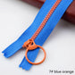 10 pieces Meetee 15-40 cm 3# closed ends resin zipper pull ring zipper slider head for sewing bags wallet purse fabric accessories crafts
