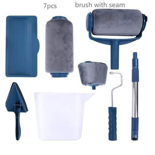 6/7 Pieces Seamless Color Roller Multifunctional Color Roller Corner Brush Set DIY Wall Painting Brush Set
