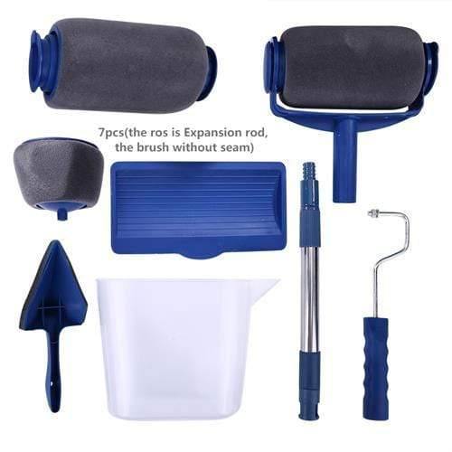 6/7 Pieces Seamless Color Roller Multifunctional Color Roller Corner Brush Set DIY Wall Painting Brush Set
