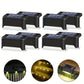 8/12 Packs Solarbodenlichter Außen, LED-Stufenlichter, wasserdichte Solarlichter, Balkonbeleuchtung Dekoration, Patioschritte Zaun, Außenwandleuchten Patio Garten Grundstück Villa Einfahrt Weg