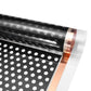 80x200cm 220W Infrarot Fußbodenheizungsfolie Elektrisch Hochwertige Carbonfaser Elektrische Heizmatte Fußbodenheizungsfolie