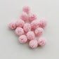 100 pieces/lot 15mm 10 colors net flower ball for sewing on scarves shoes hats fur DIY craft hair clip accessories