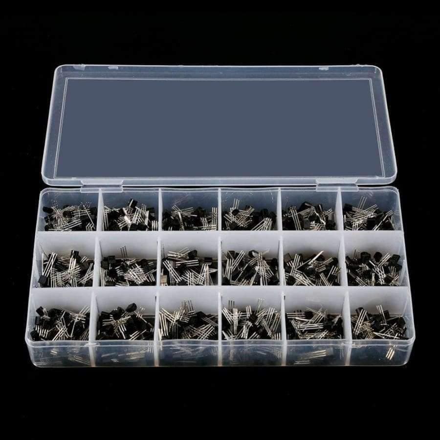 900Pcs/box A1015-2N5551 18 Werte Transistor Mischtransistoren Elektronische Komponenten Sortiment Transistor Set