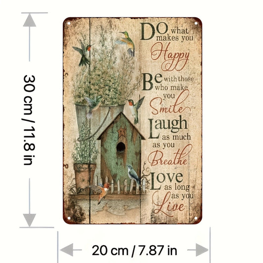 1 Stück, Versammle dich hier mit dankbaren Herzen Vintage Metal Tin Sign (8 "x12"/20 Cm *30 Cm) Metall Blechschild Vintage, Metall Blechschild für Raum, Lustige Vintage Schilder draußen, Aluminium Schilder für außen, Schilder für Wohnkultur Bar Wohnkultur