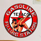 1 Stück Retro Runde Metall Aluminium Zeichen, Tankstelle Zeichen, Wand Kunst Dekor, Eisen Malerei, Vintage Logo Garage Wand Dekor, Cafe Bar Wohnzimmer Wand Dekor Plakette