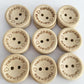 100 pieces/pack wooden buttons clothing decoration wedding decor handmade letter love DIY crafting scrapbooking for sewing accessories