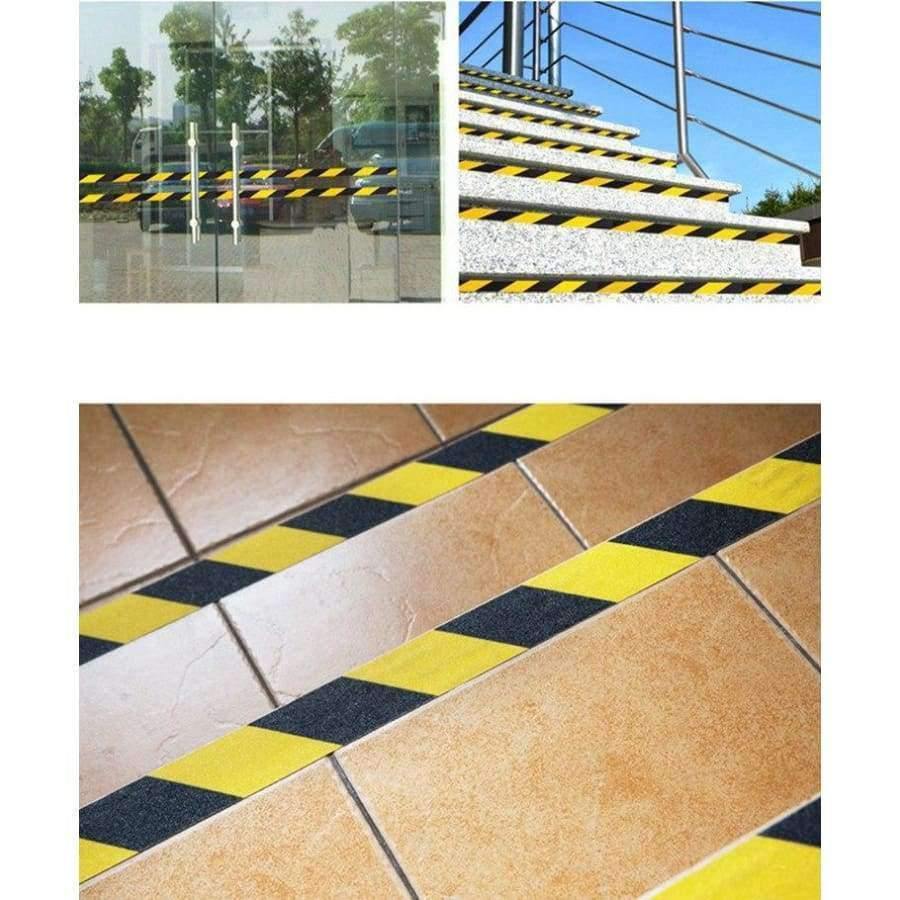 5m Länge DIY Treppen PET Scrub Warnstreifen Antikollisionsaufkleber einseitig klebendes Sicherheitsband für Treppenboden