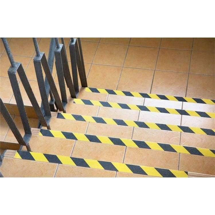 5m Länge DIY Treppen PET Scrub Warnstreifen Antikollisionsaufkleber einseitig klebendes Sicherheitsband für Treppenboden