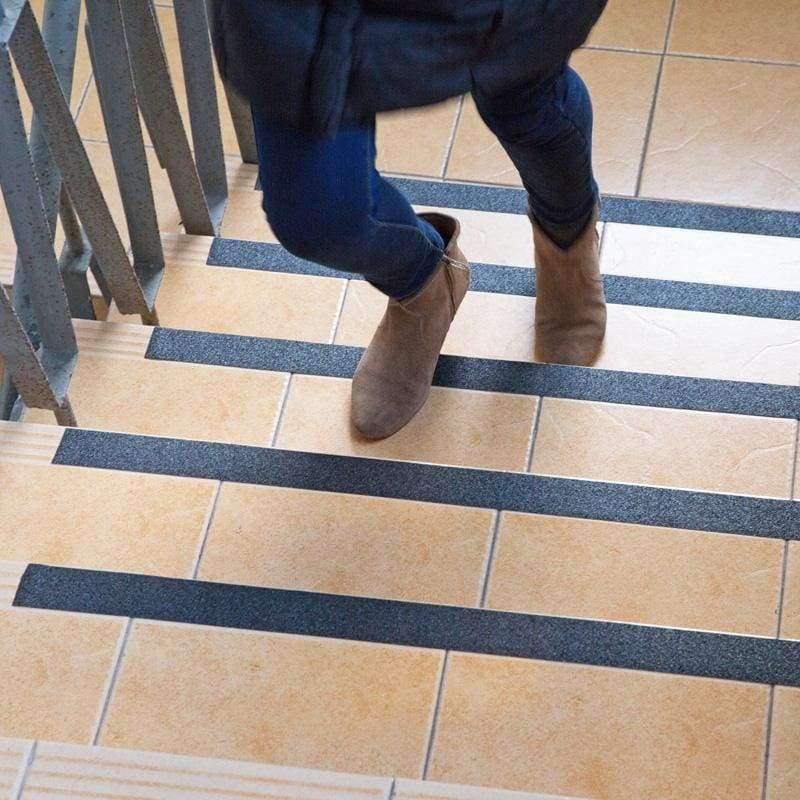 5m Länge DIY Treppen PET Scrub Warnstreifen Antikollisionsaufkleber einseitig klebendes Sicherheitsband für Treppenboden