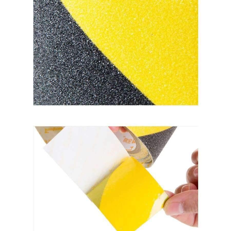 5m Länge DIY Treppen PET Scrub Warnstreifen Antikollisionsaufkleber einseitig klebendes Sicherheitsband für Treppenboden