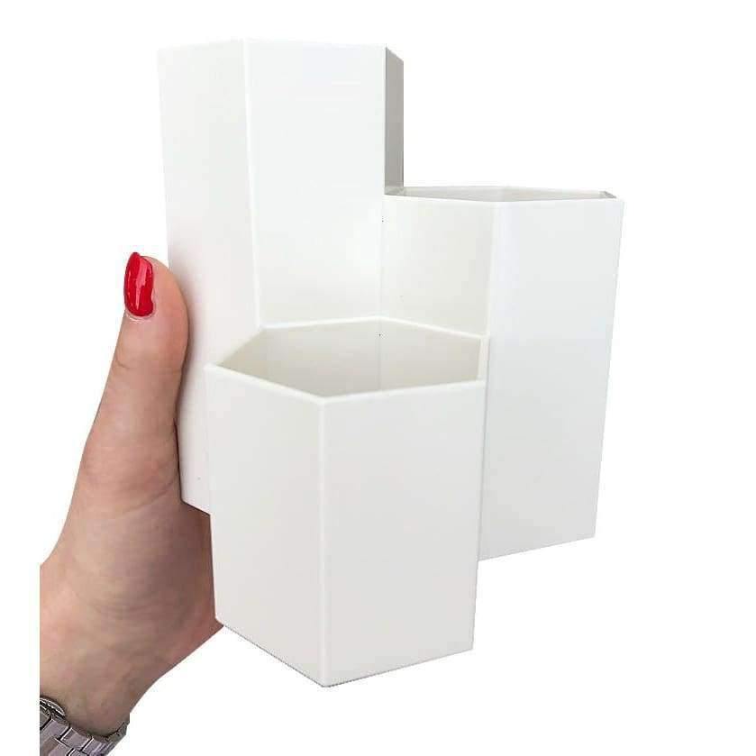 Büro Organizer Box Makeup Kosmetik Halter Make Up Werkzeuge Aufbewahrungsboxen Pinsel Bürobedarf Tasche Schmuck Display Rack Organisation