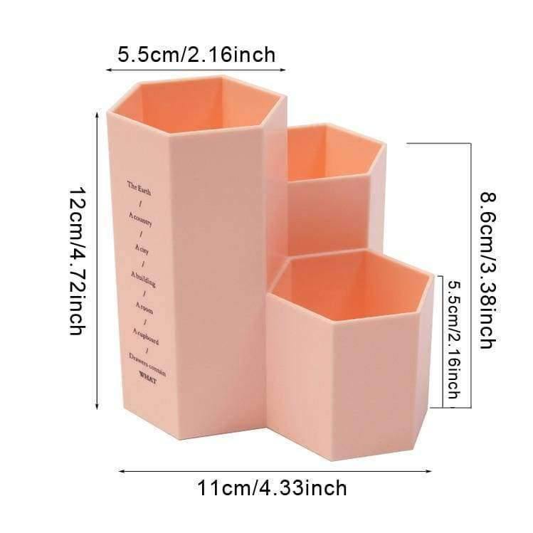 Büro Organizer Box Makeup Kosmetik Halter Make Up Werkzeuge Aufbewahrungsboxen Pinsel Bürobedarf Tasche Schmuck Display Rack Organisation