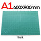 A1A2A3A4 PVC Cutting Mat DIY Leather Craft Tool Double-sided Self-healing Mat Pad Cutting Patchwork Sewing Tool Set