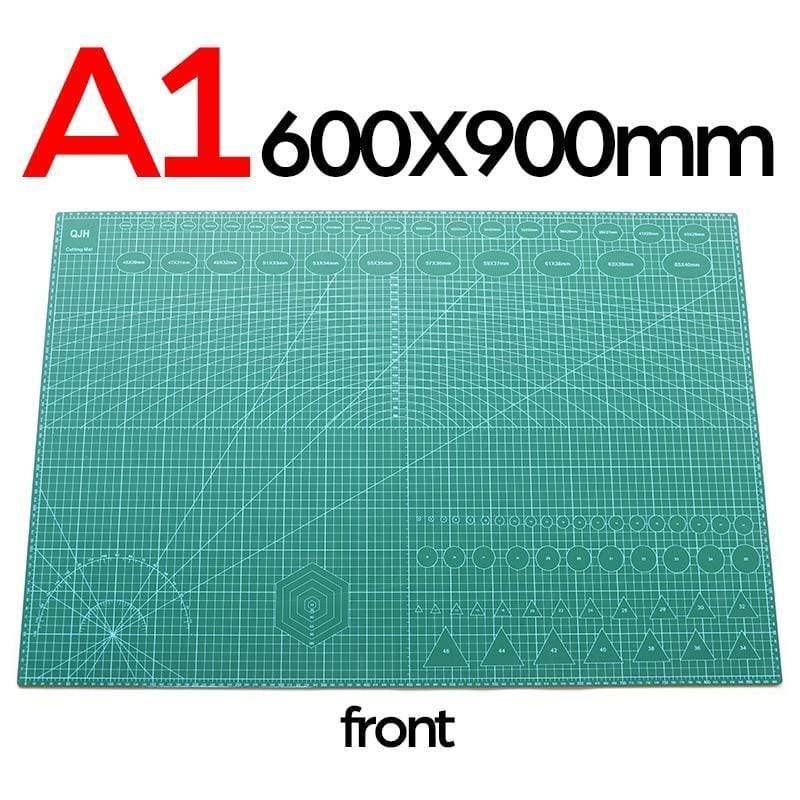 A1A2A3A4 PVC Cutting Mat DIY Leather Craft Tool Double-sided Self-healing Mat Pad Cutting Patchwork Sewing Tool Set