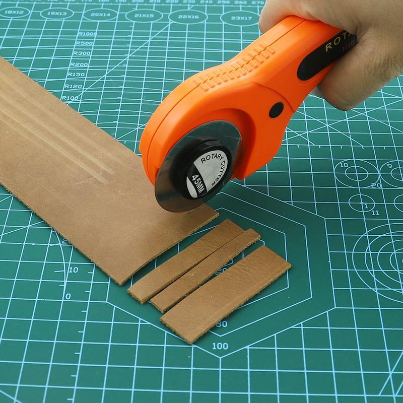 A1A2A3A4 PVC Cutting Mat DIY Leather Craft Tool Double-sided Self-healing Mat Pad Cutting Patchwork Sewing Tool Set