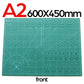 A1A2A3A4 PVC Cutting Mat DIY Leather Craft Tool Double-sided Self-healing Mat Pad Cutting Patchwork Sewing Tool Set