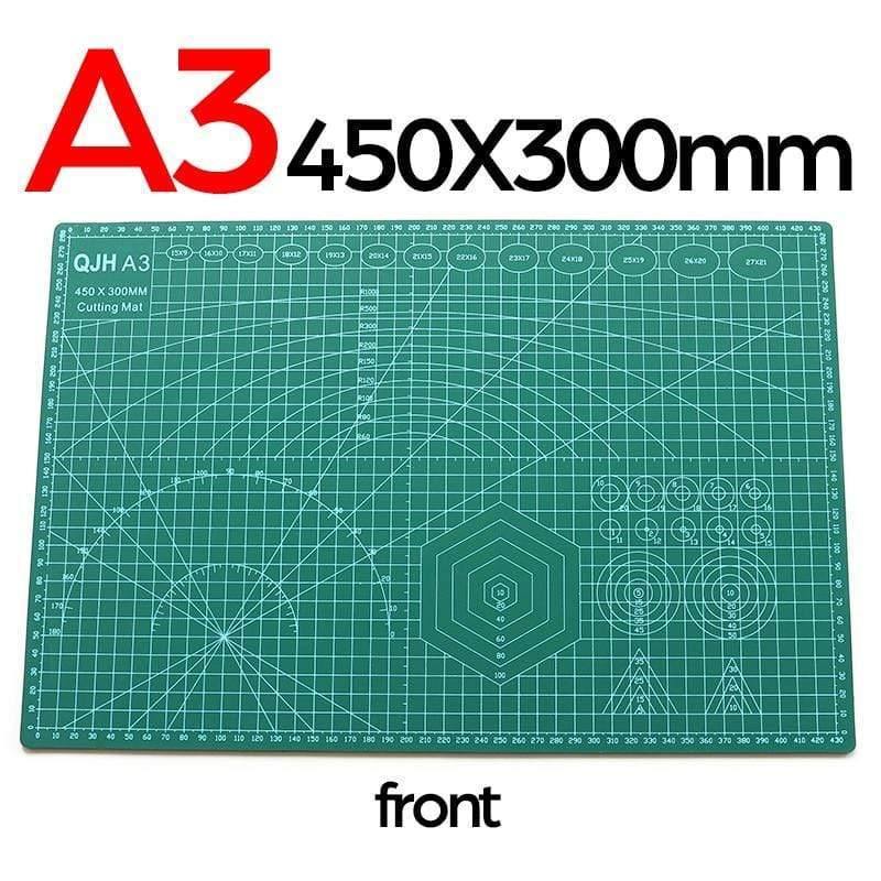A1A2A3A4 PVC Cutting Mat DIY Leather Craft Tool Double-sided Self-healing Mat Pad Cutting Patchwork Sewing Tool Set