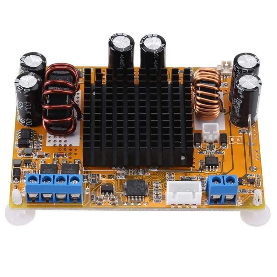Einstellbares Netzmodul 5A Boost-Modul LCD Digital Automatisches Step-up Step-down Spannungsmodul DC-DC Stromwandler