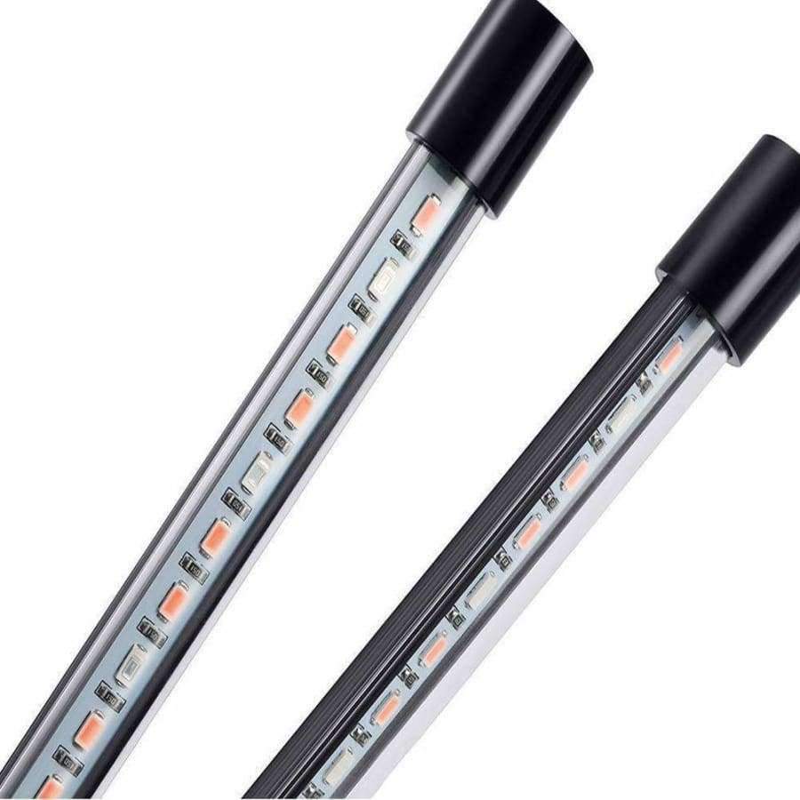 AKDSteel Pflanzenwachstumslicht 3 60 Grad Doppelrohr mit Zeitfunktionen 9 Lichtmodi für den Indoor-Hydroponischen Gemüseanbau