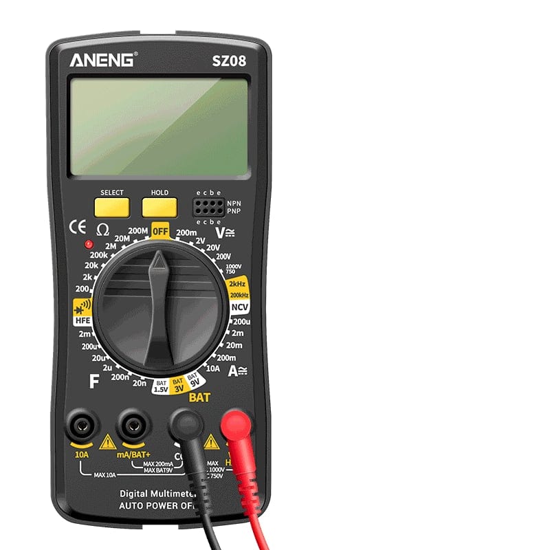 ANENG SZ08 Digital Multimeter ultra-thin memory professional multimeter auto voltmeter AC DC 220V resistance portable tester
