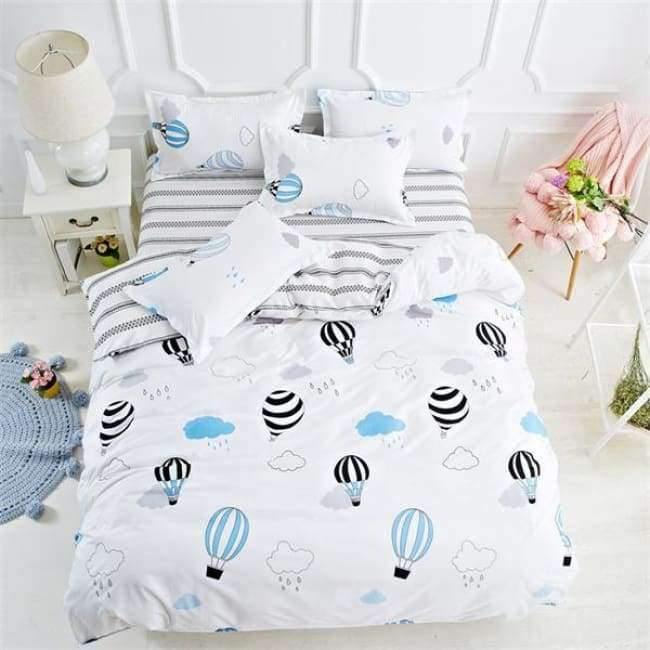 Schlafzimmer Ocean Bettwäsche Set Baumwolle Bettbezug Sets Bettlaken Kissenbezug Heimtextilien Matratze Einzel-King-Bettwäsche