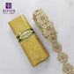 5 Yards Embroidered Lace Trim with 5 Yards Bazin Riche Getzner for African Women's Everyday Dresses Sewing Decoration Lace