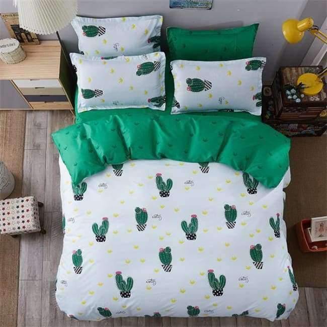 Schlafzimmer Ocean Bettwäsche Set Baumwolle Bettbezug Sets Bettlaken Kissenbezug Heimtextilien Matratze Einzel-King-Bettwäsche